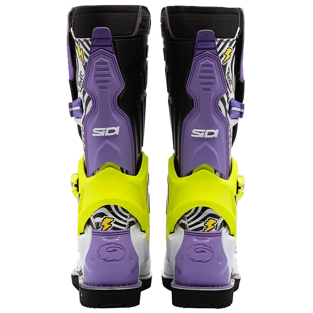 Vista frontal y diseño de calota del Crossair HD Enduro Botas SIDI - Moto Garage Miami