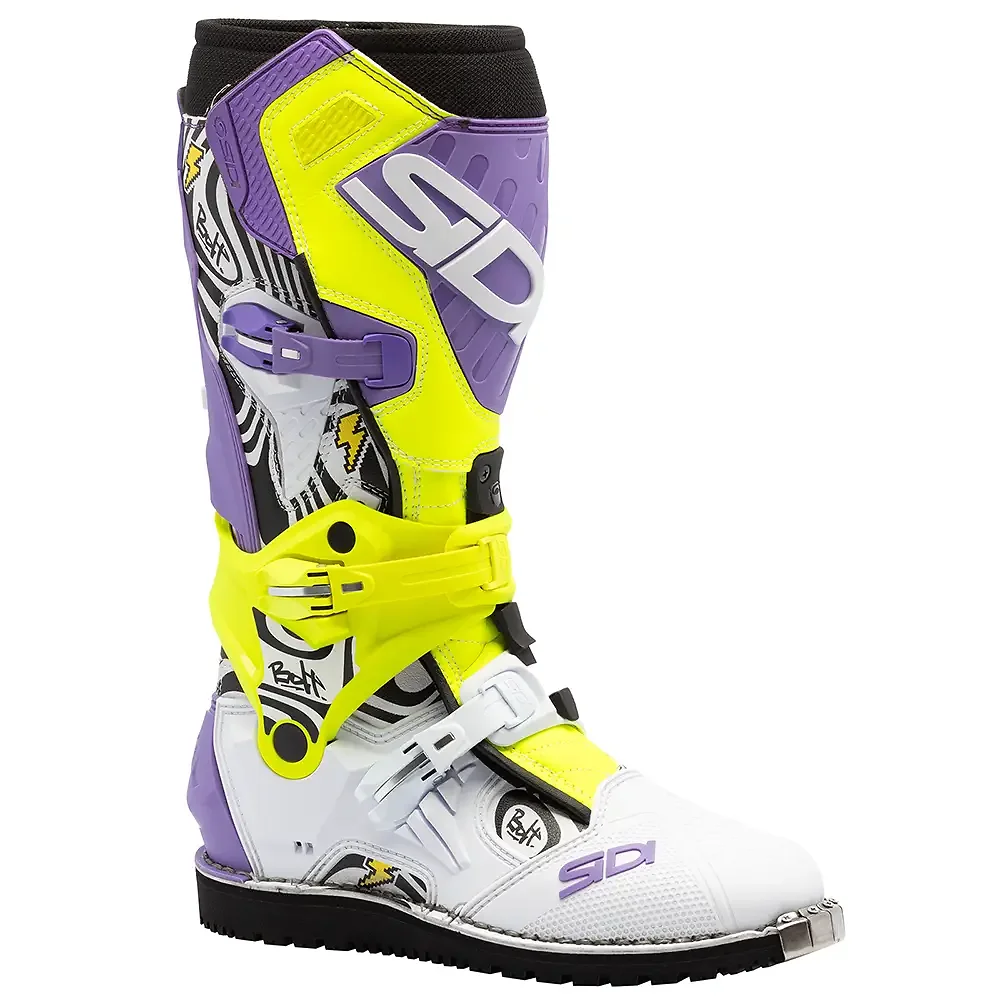 Materiales y estética visual de la versión Billy Bolt 2, 48 del Crossair HD Enduro Botas - Moto Garage Miami