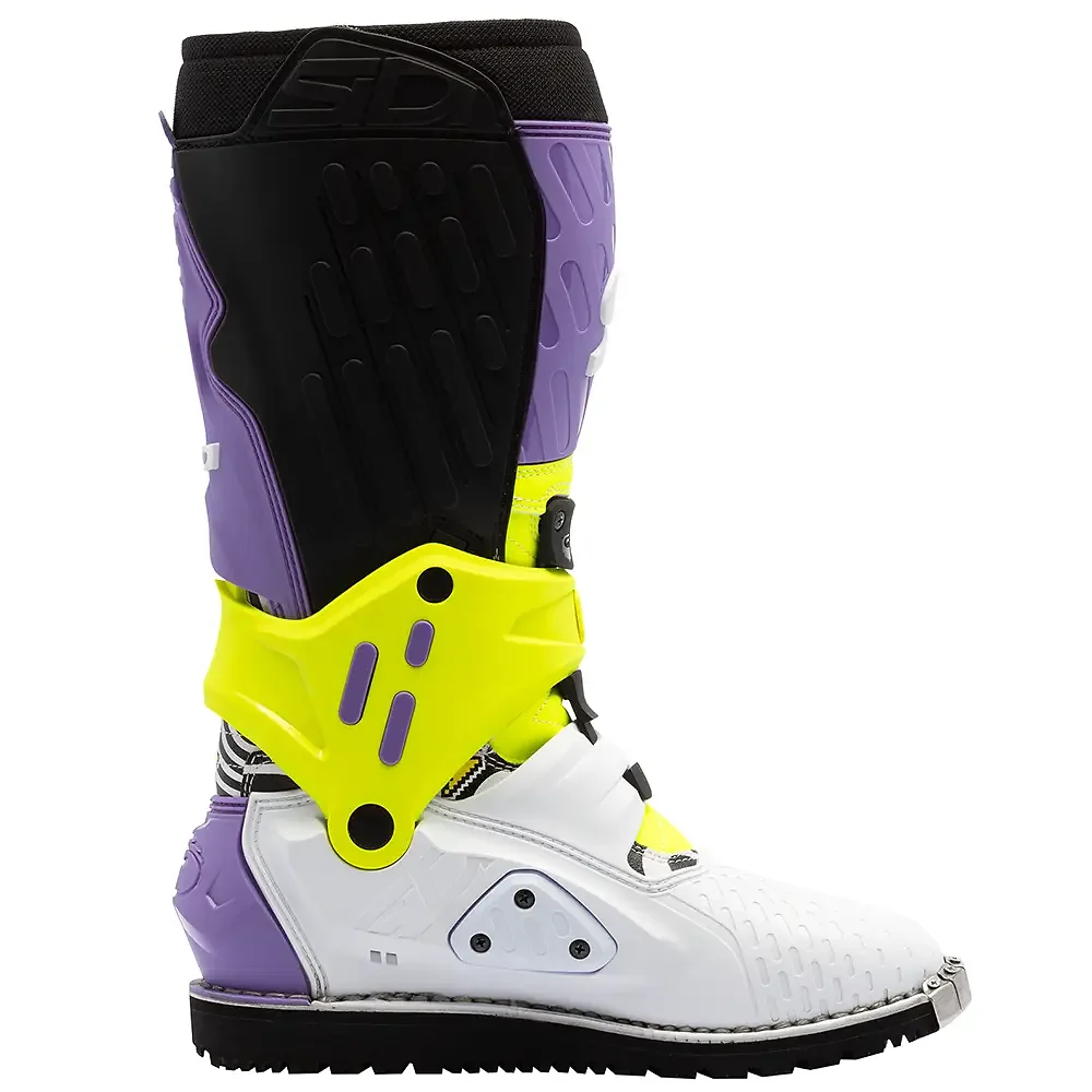 Acabados interiores y sistema de retención del modelo Crossair HD Enduro Botas SIDI - Moto Garage Miami