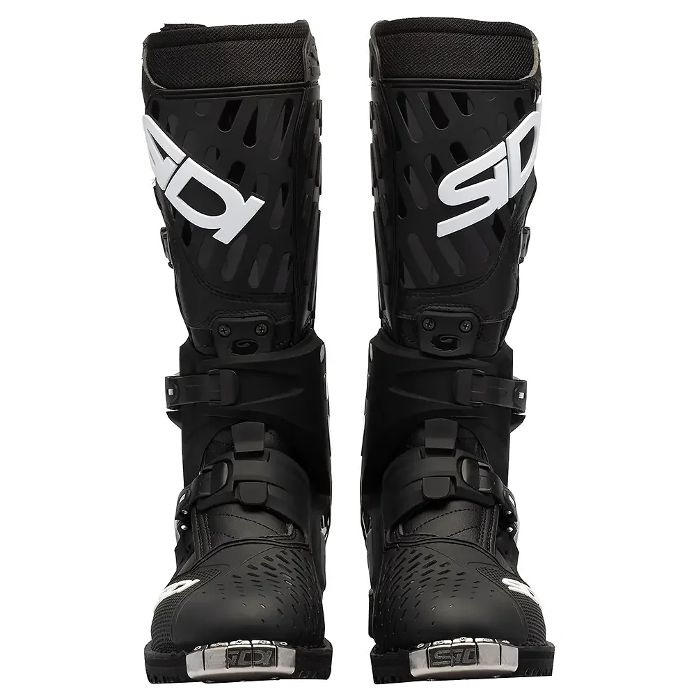 Acabados interiores y sistema de retención del modelo Crossair HD Enduro Botas SIDI - Moto Garage Miami