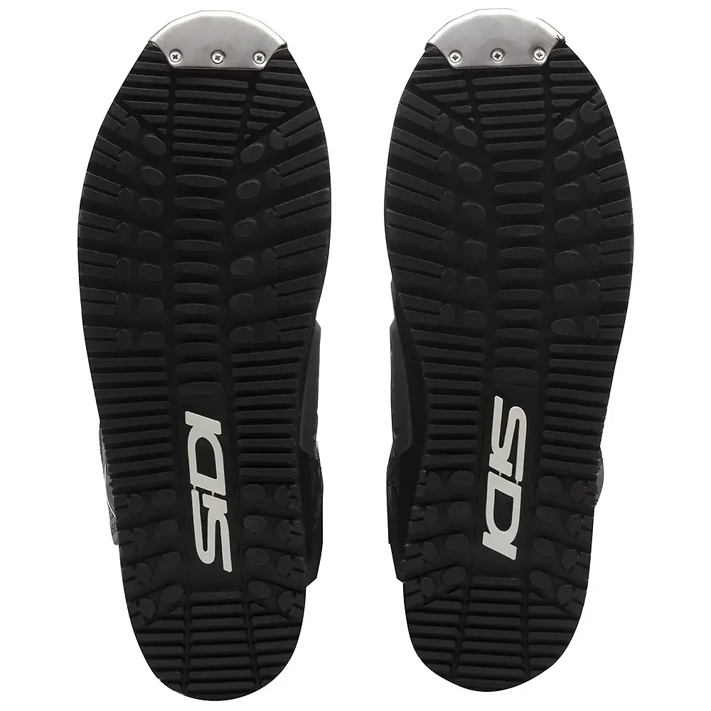 Vista frontal y diseño de calota del Crossair HD Enduro Botas SIDI - Moto Garage Miami