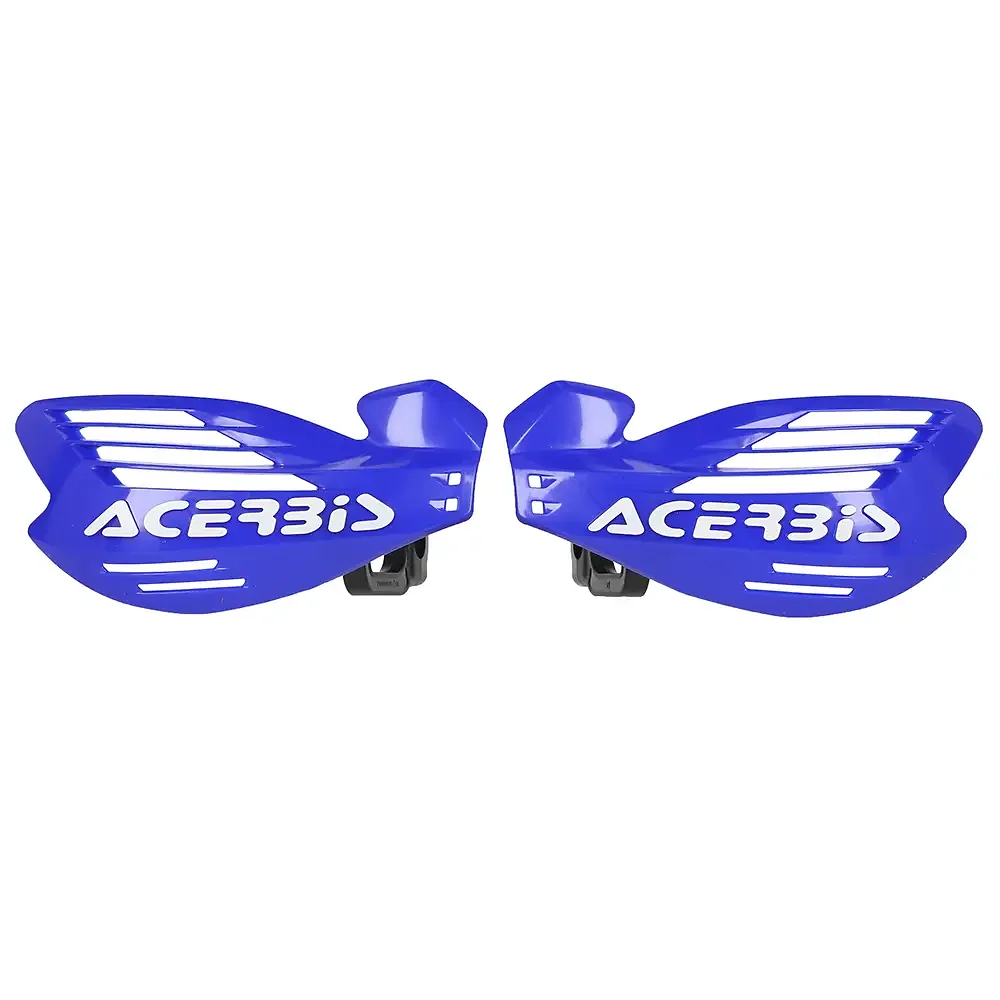 Primer plano de la construcción y material del Acerbis X-FORCE - Moto Garage Miami