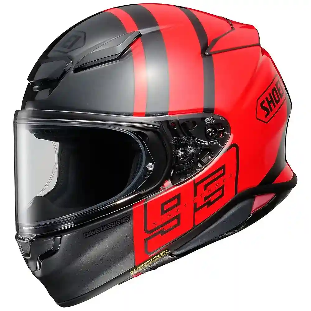 Materiales y estética visual de la versión 2XL del RF-1400 MM93 COLLECTION TRACK / Casco - Moto Garage Miami