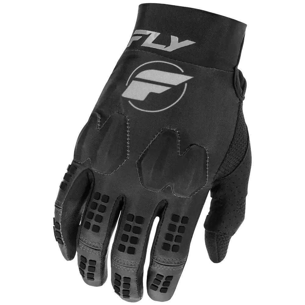 Detalle de pintura y diseño en tonalidad Negro/Gris, 3XL del EVOLUTION DST / Guantes MX - Moto Garage Miami