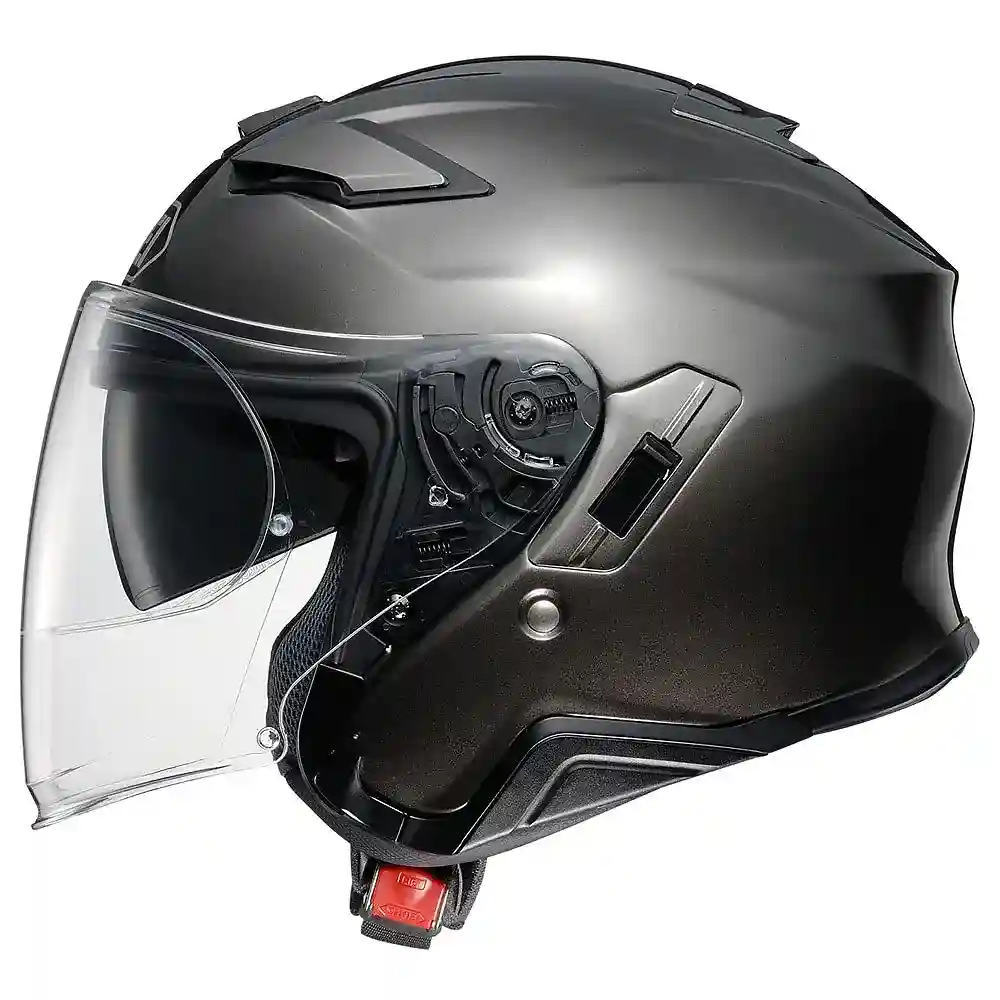 Acabados interiores y sistema de retención del modelo J-CRUISER II Casco Shoei - Moto Garage Miami