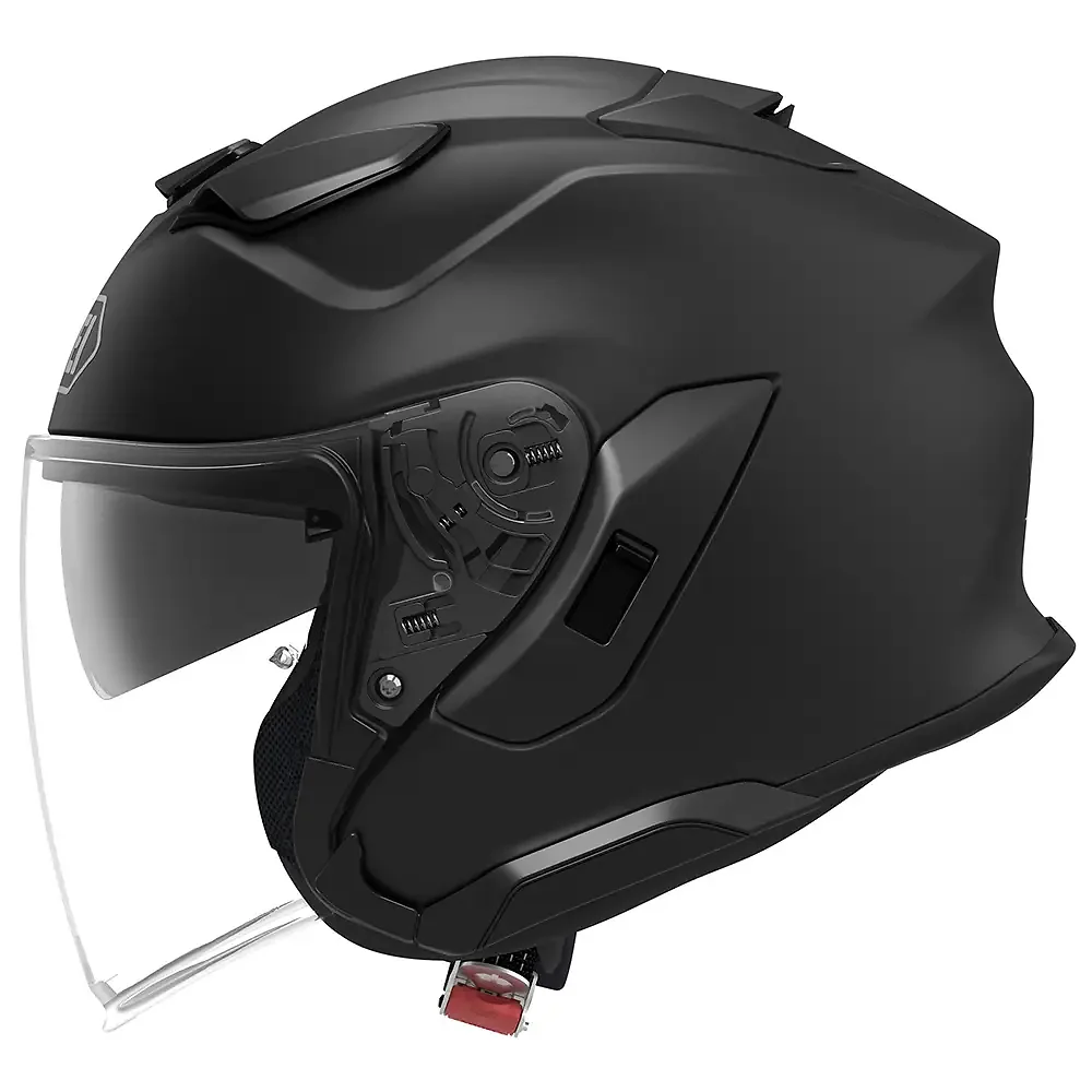 Detalle posterior y spoiler integrado del equipamiento J-CRUISER 3 Casco SHOEI - Moto Garage Miami