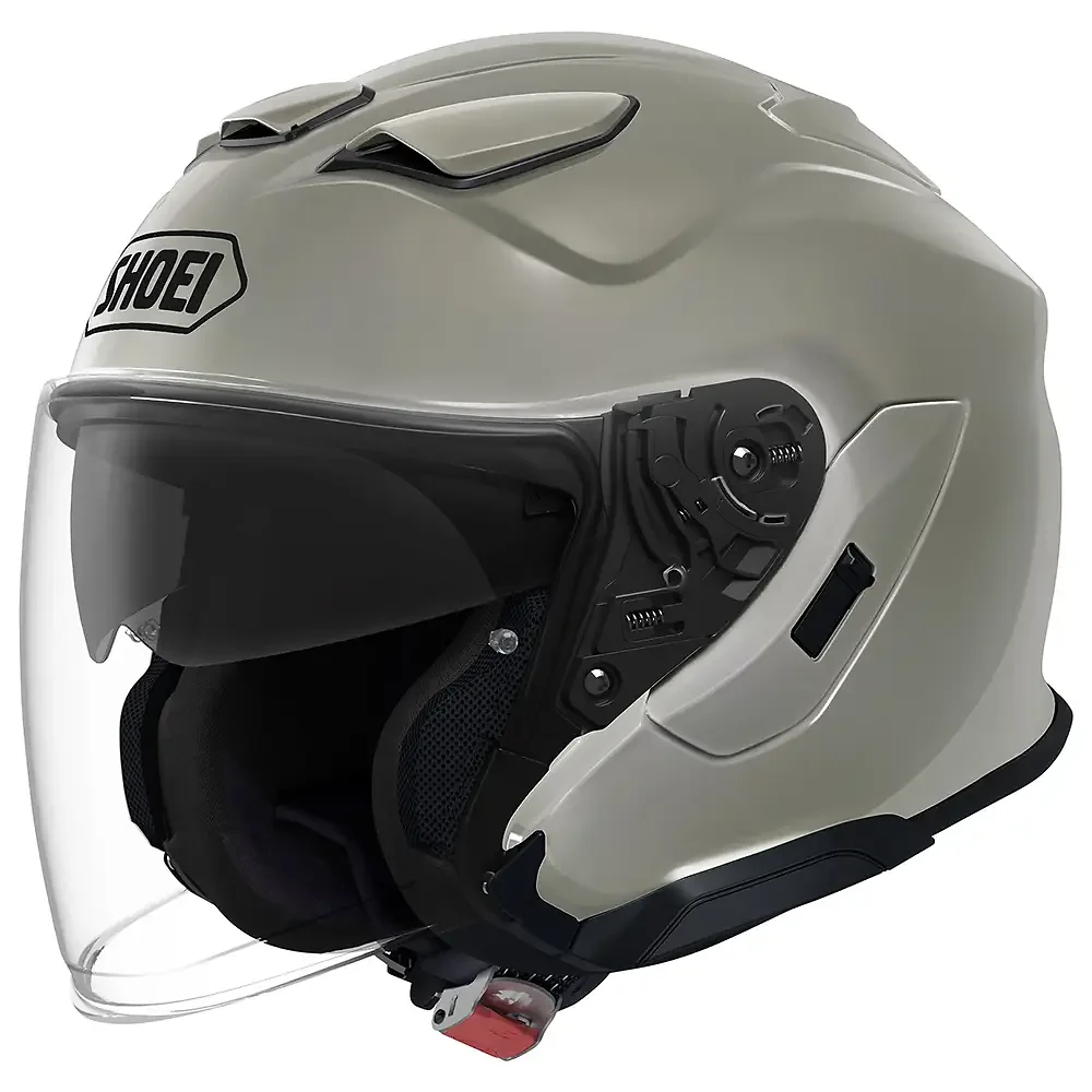 Detalle de pintura y diseño en tonalidad Gris Tiza, 2XL del J-CRUISER 3 Casco - Moto Garage Miami