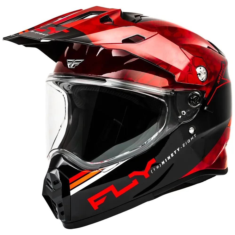 Acabado de fábrica en color Rojo/Negro, 2XL para el TREKKER KRYPTEK CONCEAL Casco - Moto Garage Miami