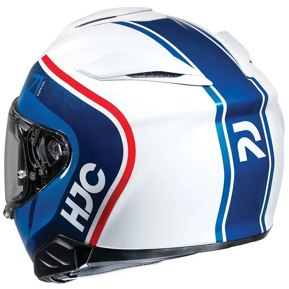 Primer plano de la construcción y material del RPHA 71 MAPOS / Casco HJC - Moto Garage Miami