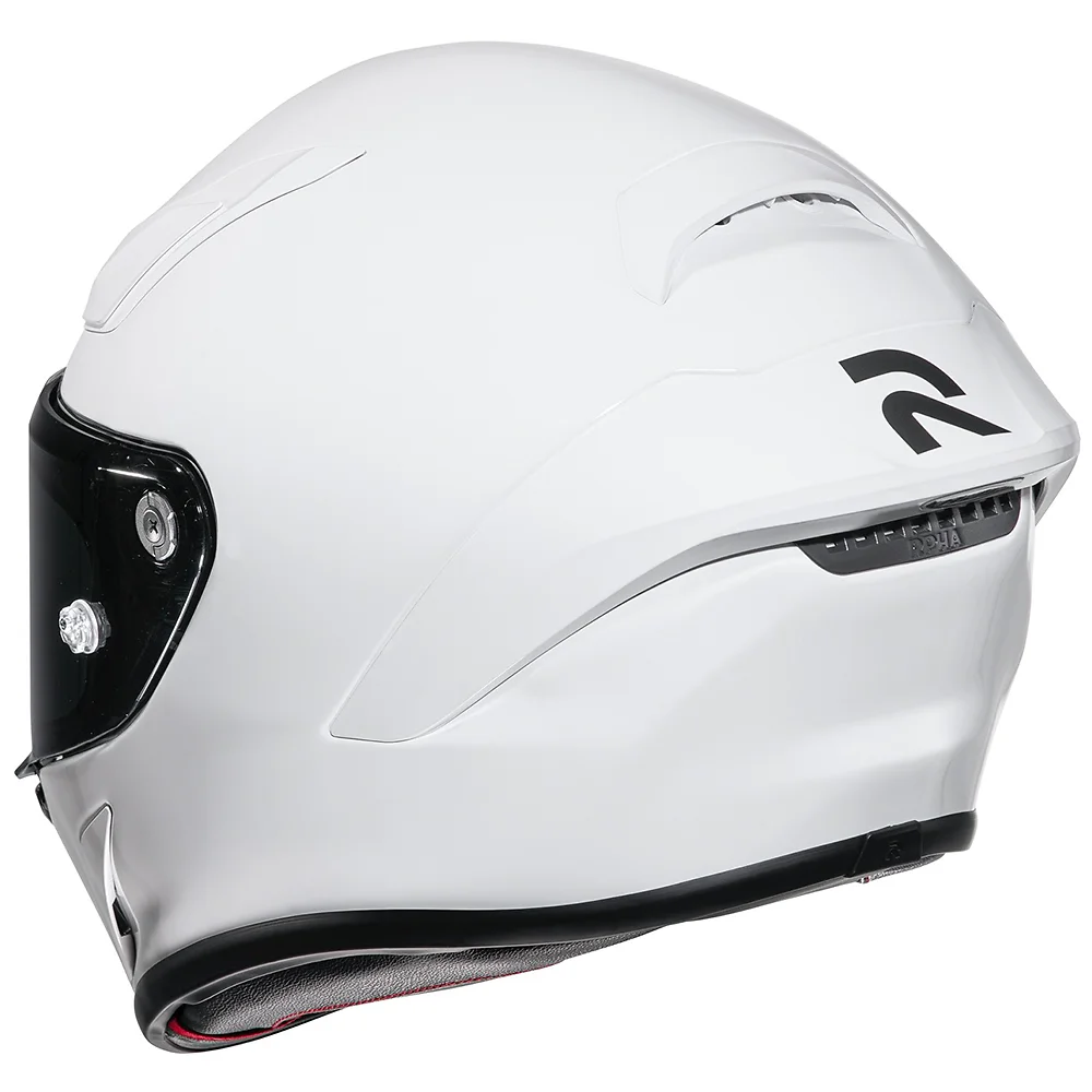 Primer plano de la construcción y material del RPHA 1N / Casco HJC - Moto Garage Miami
