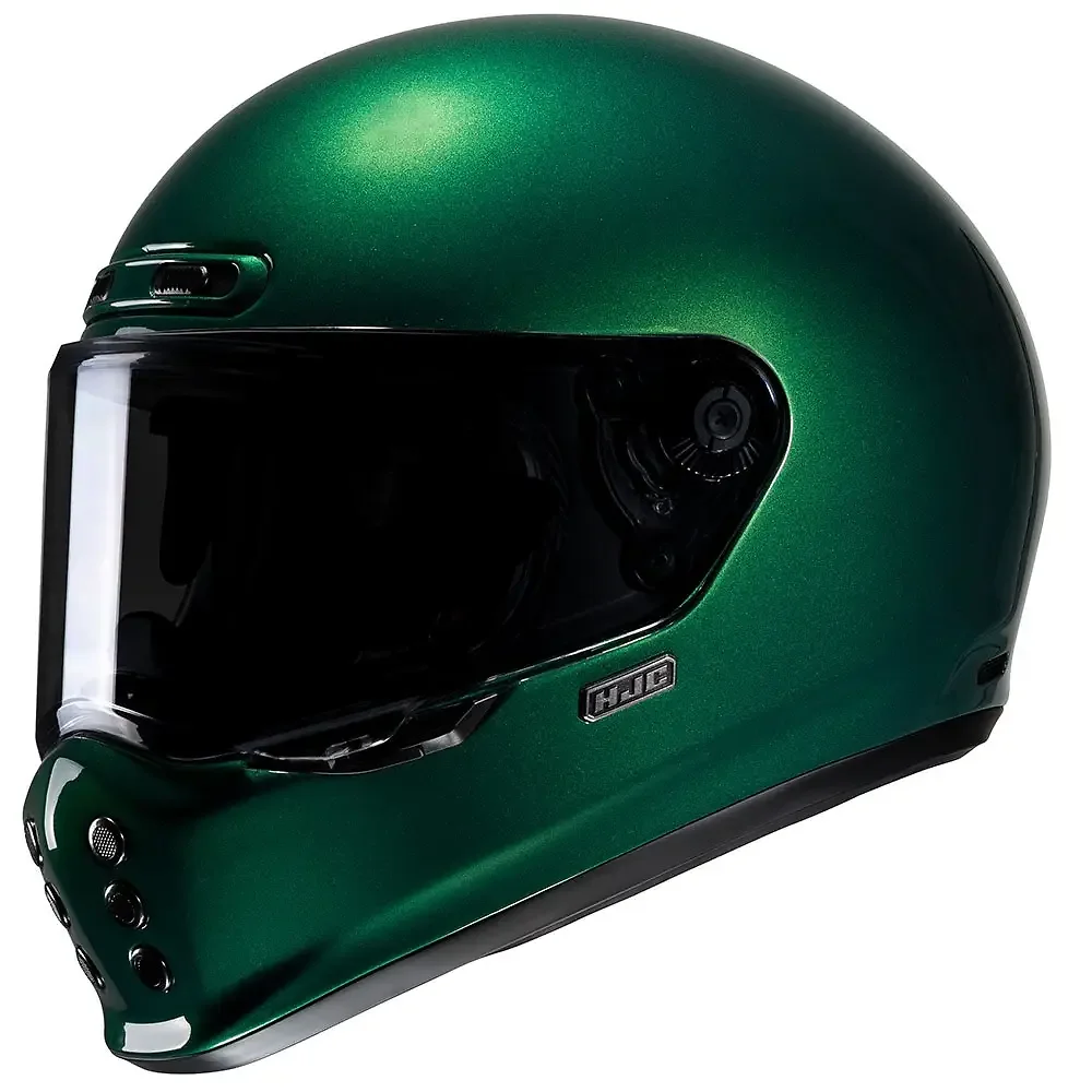Toma estructural y acabado gráfico Verde Profundo, 2XL del modelo V10 / Casco - Moto Garage Miami