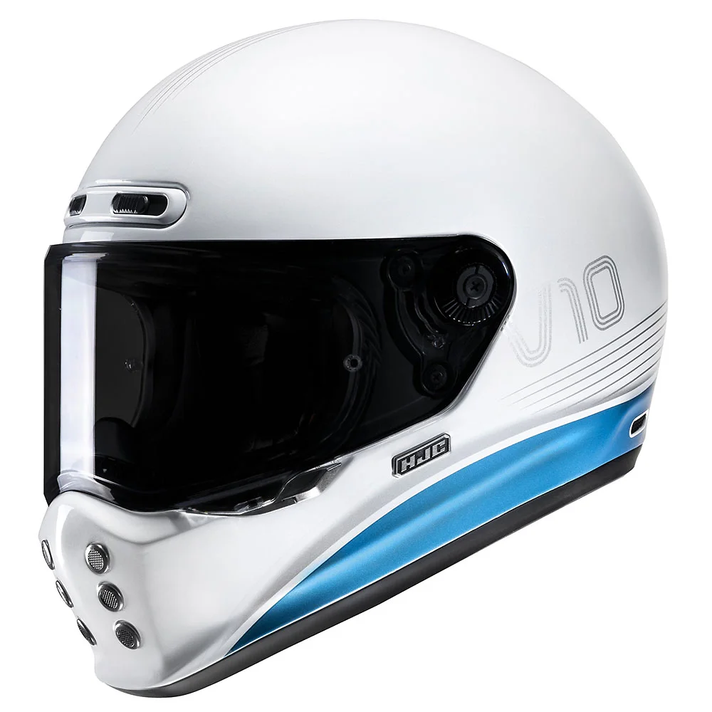 Toma estructural y acabado gráfico MC-2, 2XL del modelo V10 TAMI / Casco - Moto Garage Miami