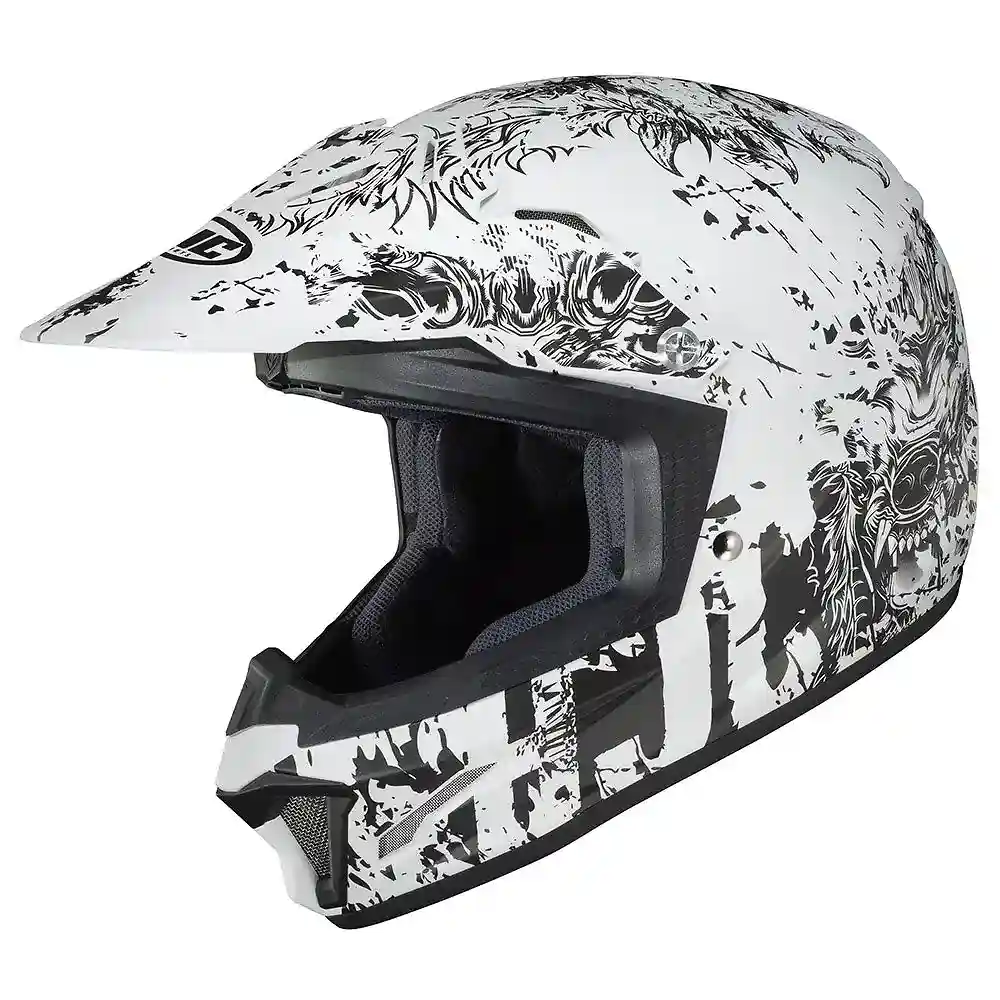 Detalle de pintura y diseño en tonalidad MC-10SF, S Juvenil del CL-XY 2 CREEPER (Juvenil) Casco - Moto Garage Miami