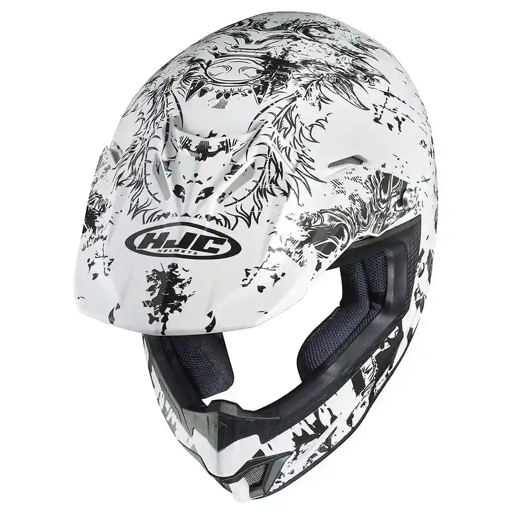 Detalle posterior y spoiler integrado del equipamiento CL-XY 2 CREEPER (Juvenil) Casco HJC - Moto Garage Miami