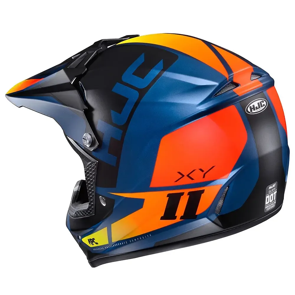 Detalle posterior y spoiler integrado del equipamiento CL-XY 2 CREED (Juvenil) Casco HJC - Moto Garage Miami