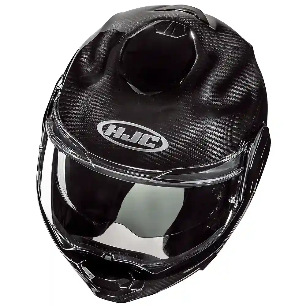 Acabados interiores y sistema de retención del modelo F100 CARBON / Casco HJC - Moto Garage Miami