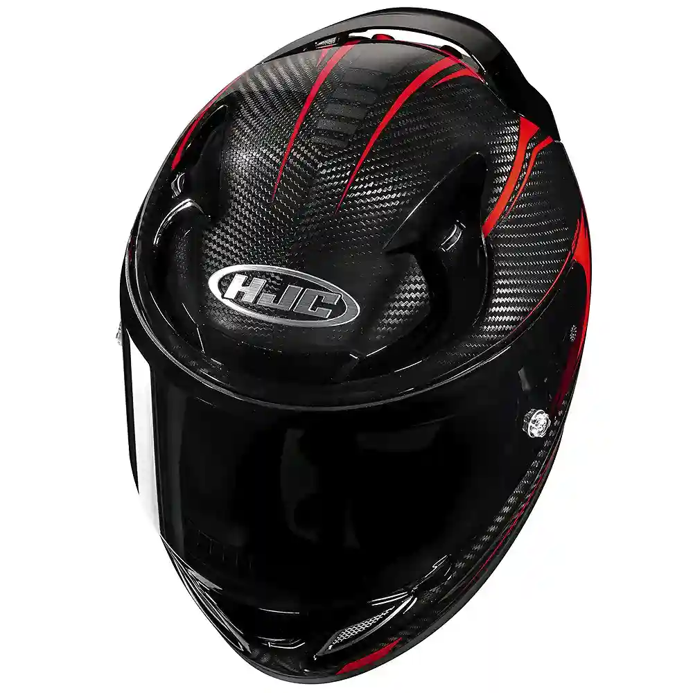 Perfil aerodinámico y sistema de ventilación del RPHA 12N KERES CARBON / Casco HJC - Moto Garage Miami