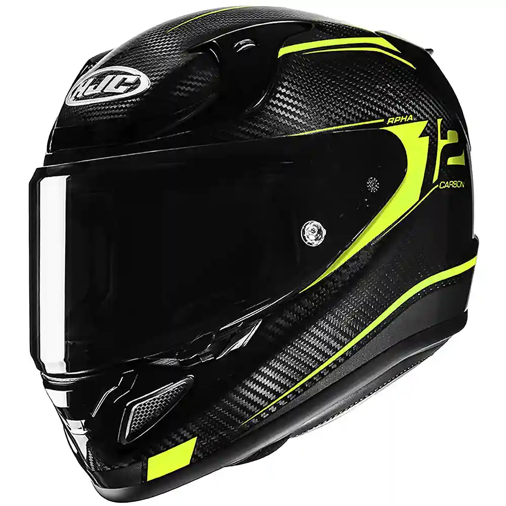 Materiales y estética visual de la versión MC-3H, 2XL del RPHA 12N KERES CARBON / Casco - Moto Garage Miami