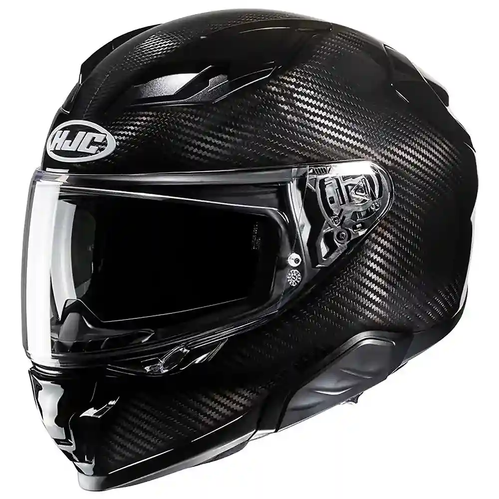 Detalle de pintura y diseño en tonalidad 2XL del F71 CARBON / Casco - Moto Garage Miami