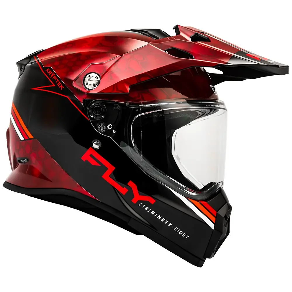 Perfil aerodinámico y sistema de ventilación del TREKKER KRYPTEK CONCEAL Casco Fly Racing - Moto Garage Miami