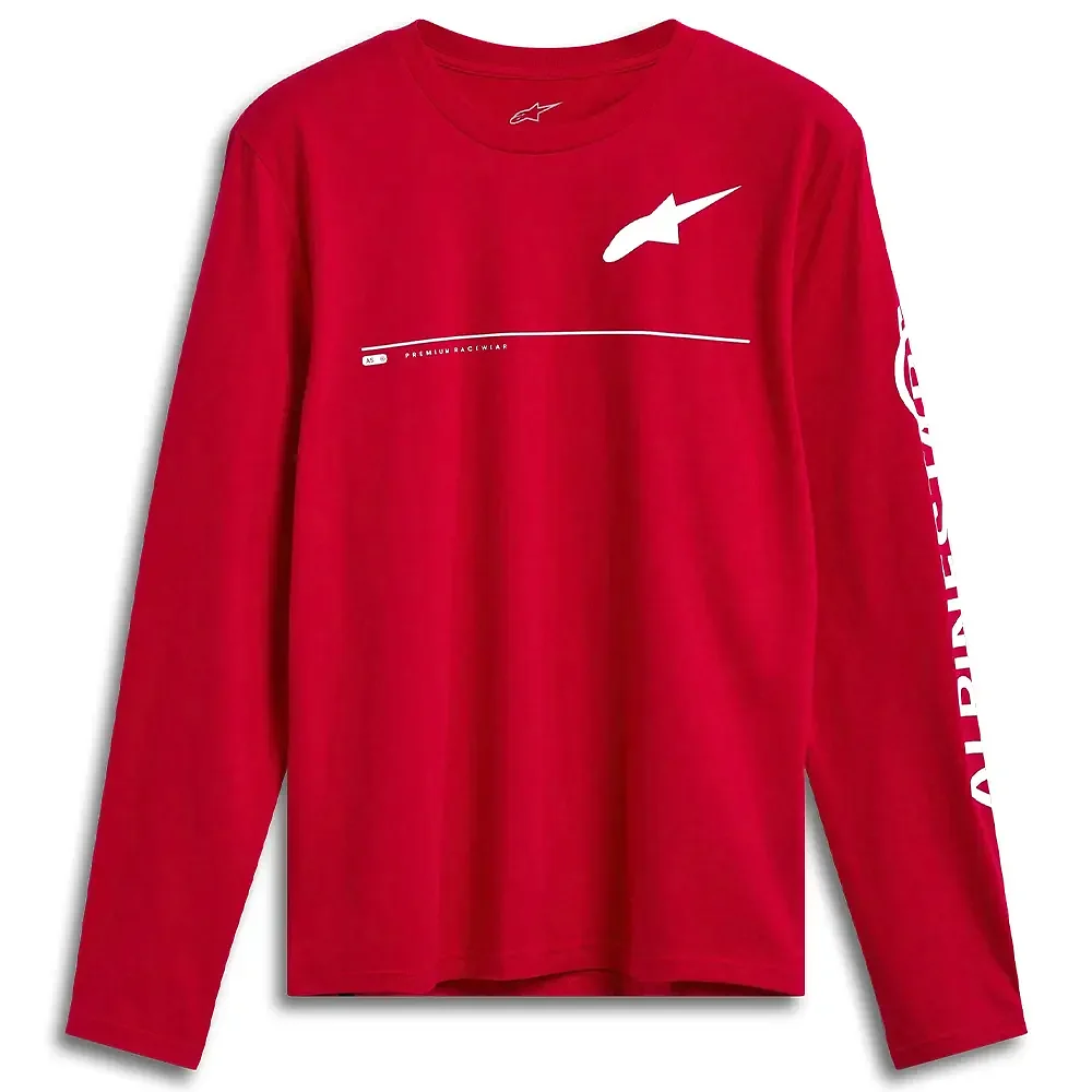 Detalle de pintura y diseño en tonalidad Rojo, 2XL del COMMITTED CSF - Camiseta - Moto Garage Miami