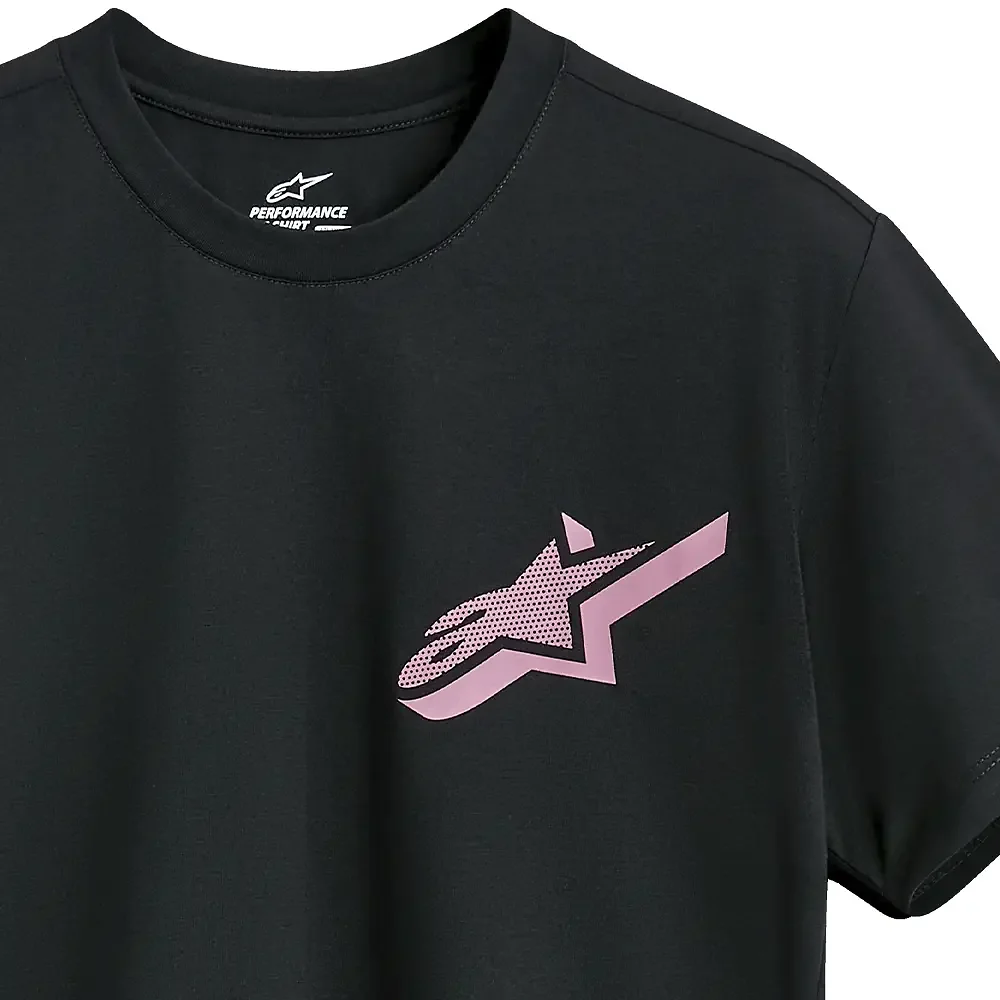 Acabados interiores y sistema de retención del modelo ATTRITION PERFORMANCE - Camiseta Alpinestars - Moto Garage Miami