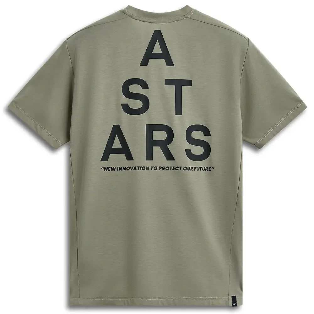 Perfil aerodinámico y sistema de ventilación del ATTRITION PERFORMANCE - Camiseta Alpinestars - Moto Garage Miami