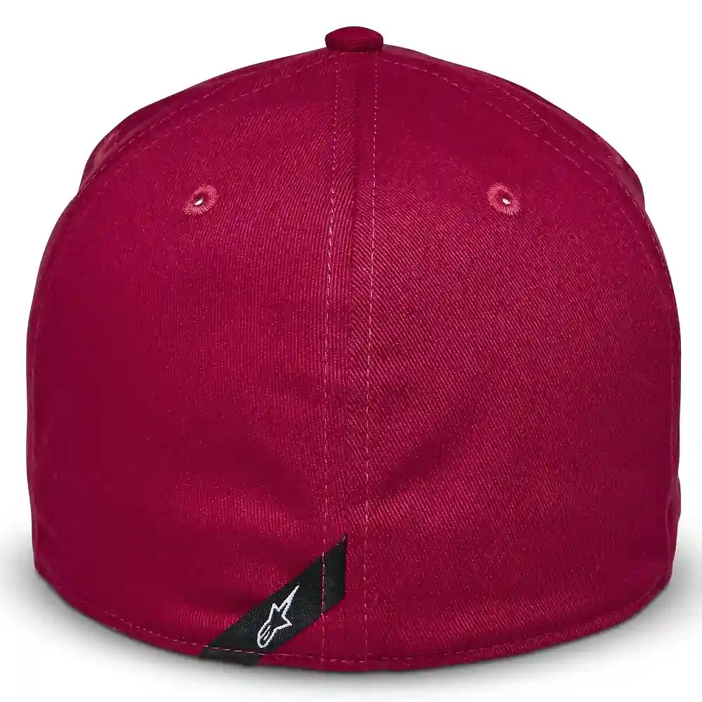 Primer plano de la construcción y material del Elemental / Gorra Alpinestars - Moto Garage Miami