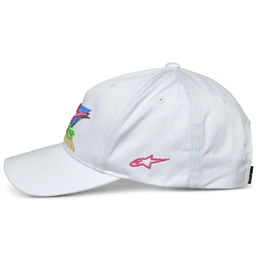 Detalle posterior y spoiler integrado del equipamiento Vivid / Gorra Alpinestars - Moto Garage Miami