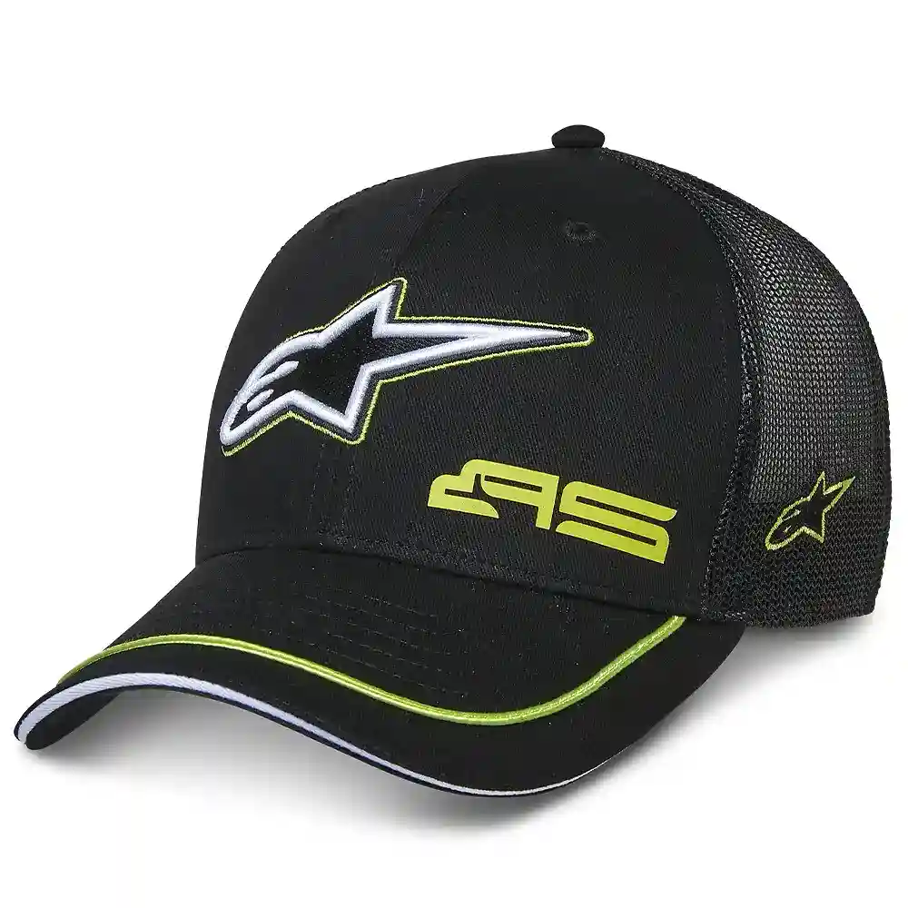 Materiales y estética visual de la versión Negro/Negro del Exceed Trucker / Gorra - Moto Garage Miami