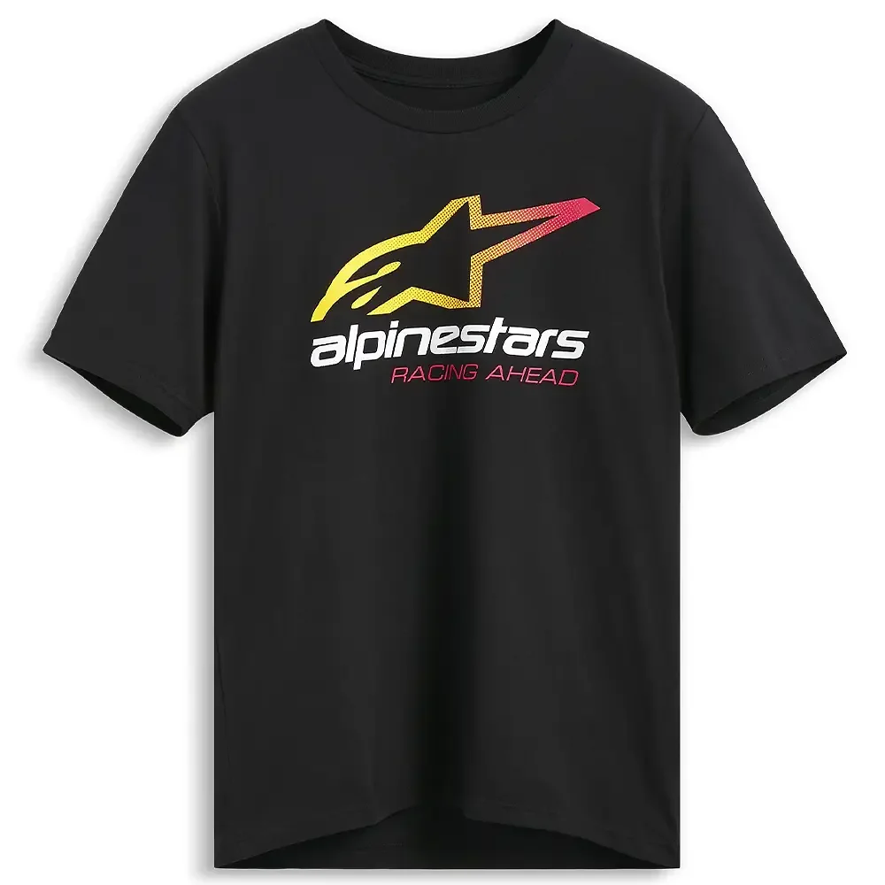 Detalle de pintura y diseño en tonalidad Negro, 2XL del ALIGNED CSF - Camiseta - Moto Garage Miami