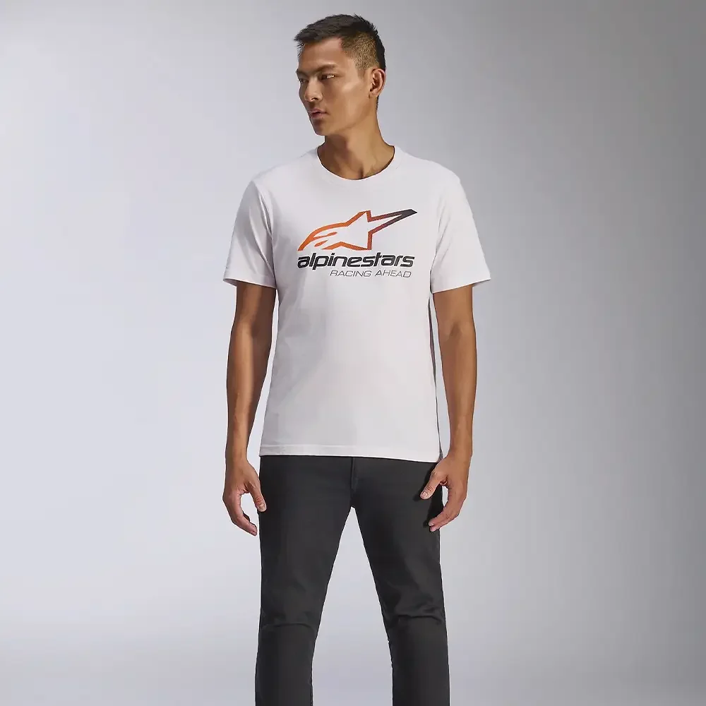 Perfil aerodinámico y sistema de ventilación del ALIGNED CSF - Camiseta Alpinestars - Moto Garage Miami
