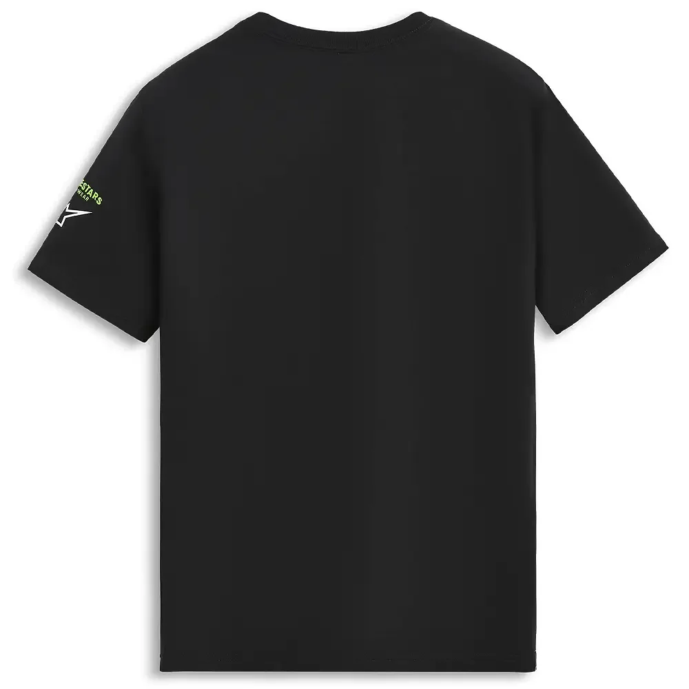 Primer plano de la construcción y material del ENTITLED CSF - Camiseta Alpinestars - Moto Garage Miami