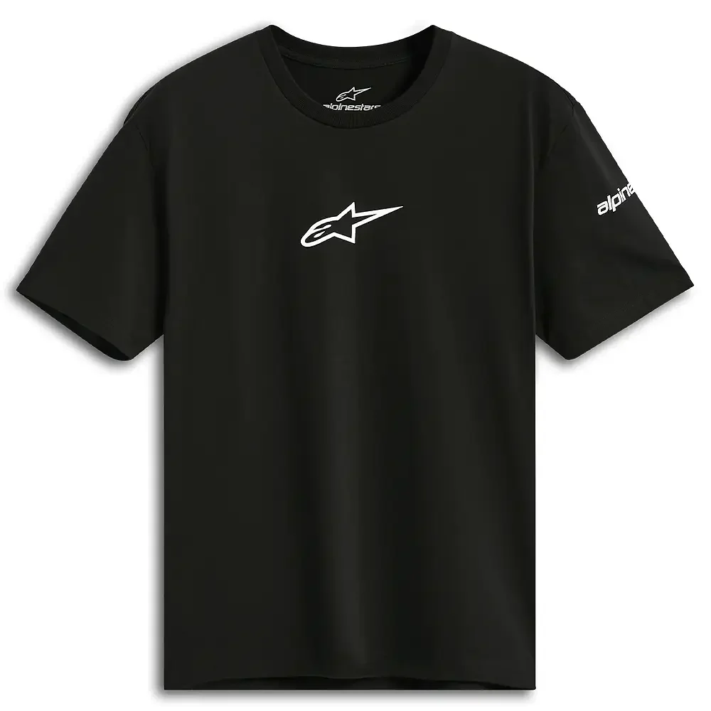 Toma estructural y acabado gráfico Negro, 2XL del modelo FRONTAL CSF - Camiseta - Moto Garage Miami