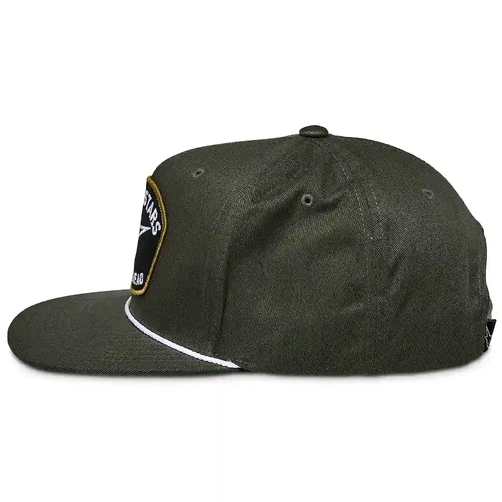Detalle posterior y spoiler integrado del equipamiento Promptus Snapback / Gorra Alpinestars - Moto Garage Miami