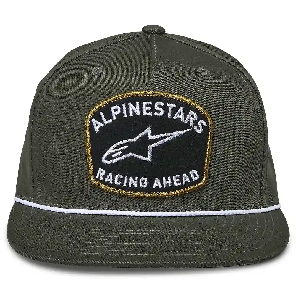 Perfil aerodinámico y sistema de ventilación del Promptus Snapback / Gorra Alpinestars - Moto Garage Miami