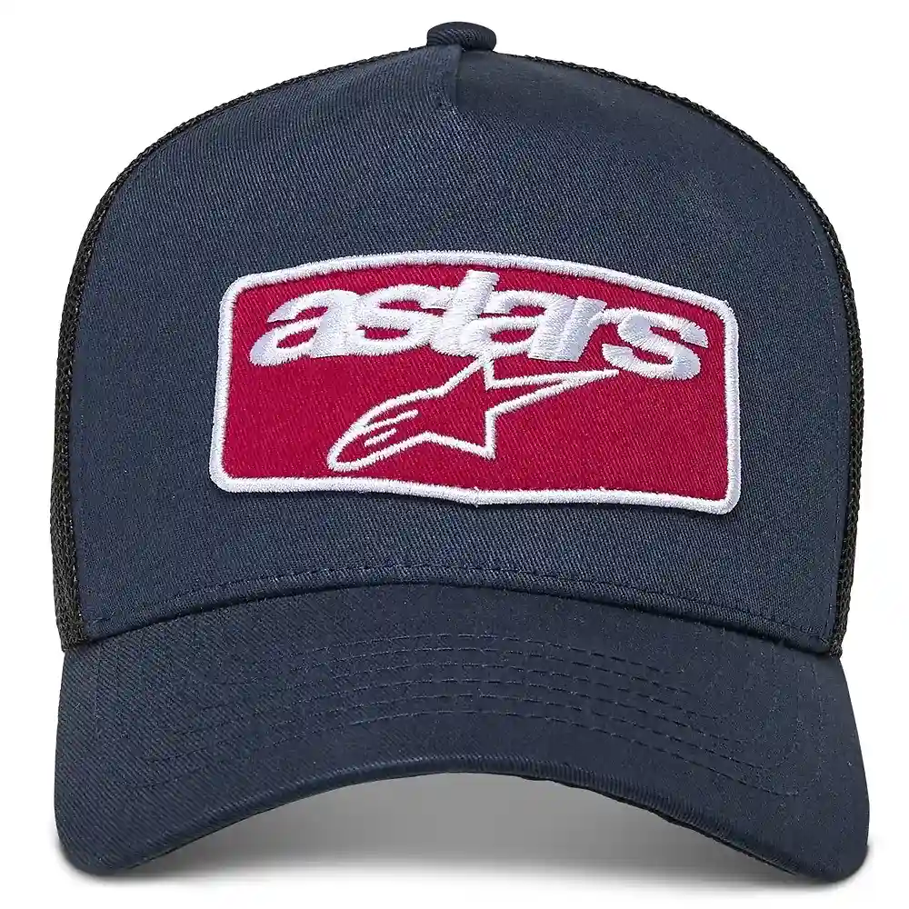 Perfil aerodinámico y sistema de ventilación del Focus Trucker / Gorra Alpinestars - Moto Garage Miami