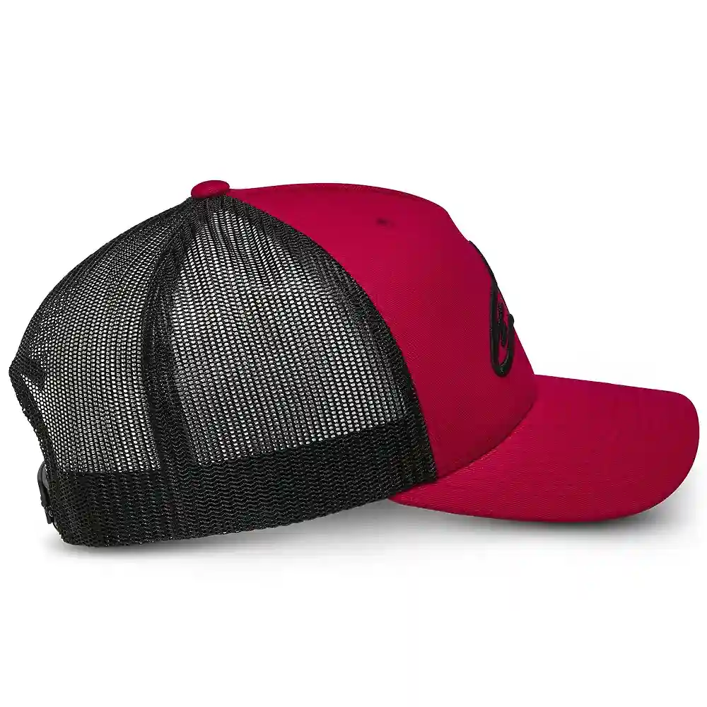 Detalle posterior y spoiler integrado del equipamiento Ageless Trucker / Gorra Alpinestars - Moto Garage Miami
