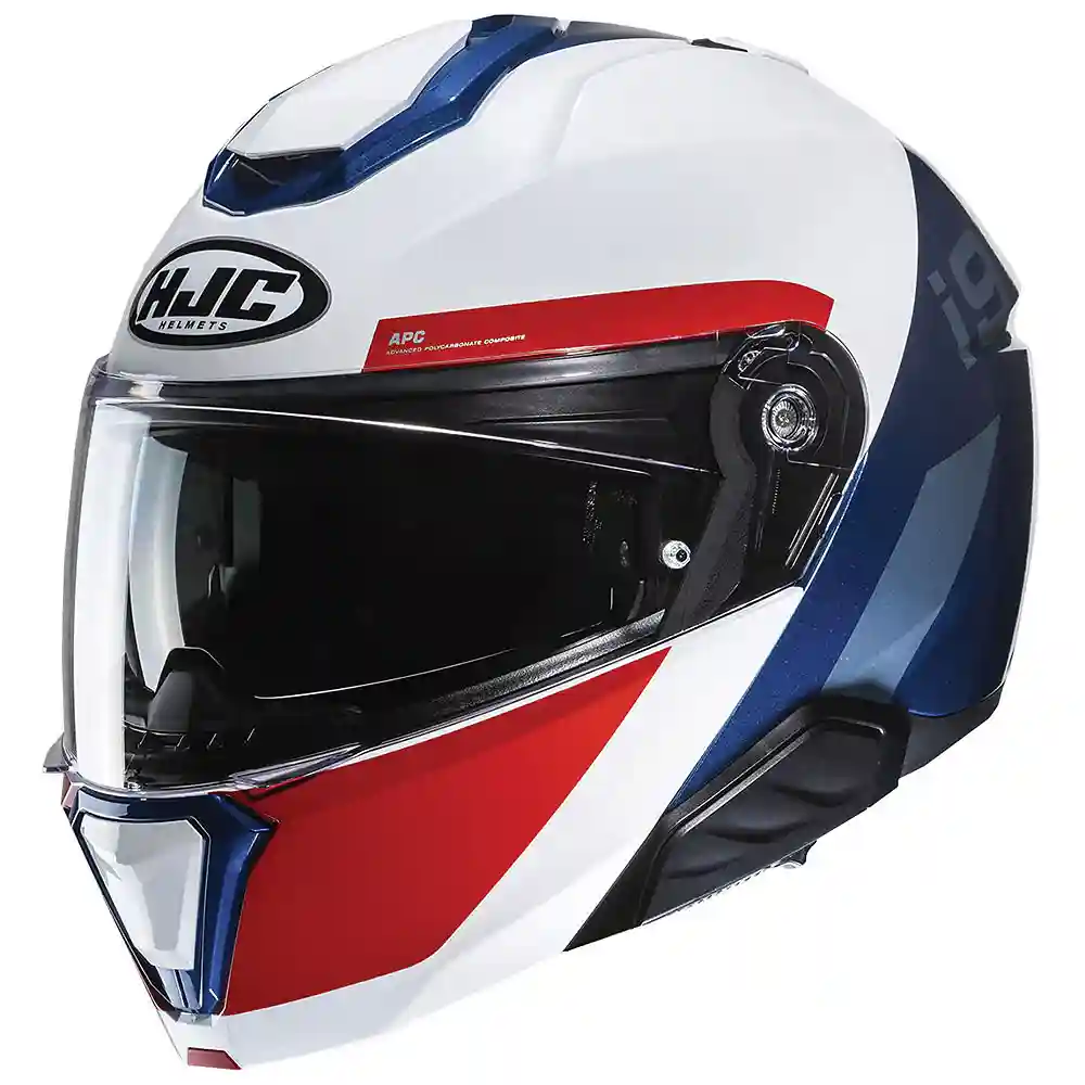 Detalle de pintura y diseño en tonalidad MC21, 2XL del i91 BINA / Casco - Moto Garage Miami