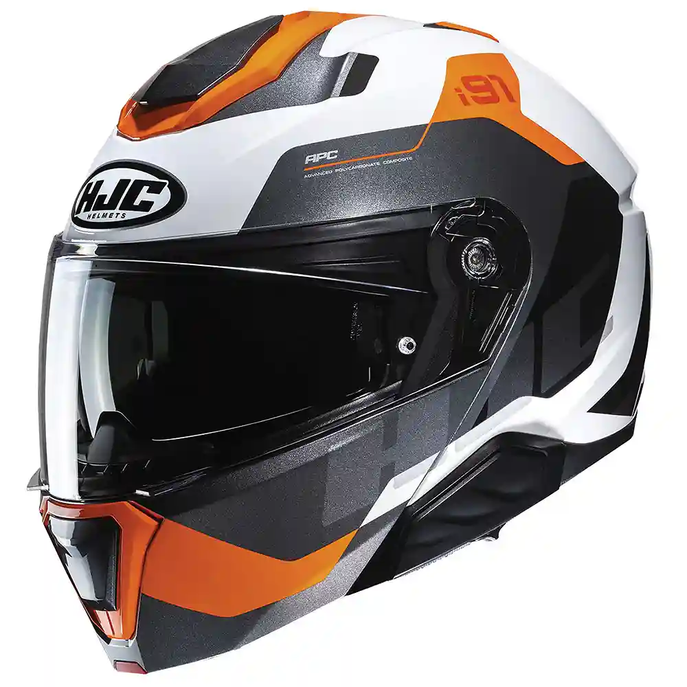 Toma estructural y acabado gráfico MC7, 2XL del modelo i91 CARST / Casco - Moto Garage Miami