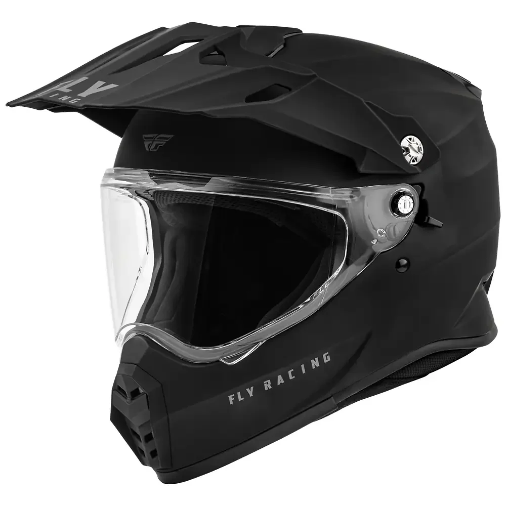 Materiales y estética visual de la versión Negro Matte, 2XL del TREKKER Sólido Casco - Moto Garage Miami