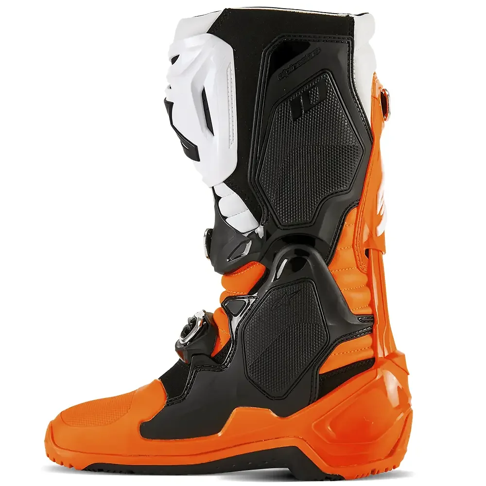 Detalle posterior y spoiler integrado del equipamiento TECH 10 ENDURO Botas Alpinestars - Moto Garage Miami