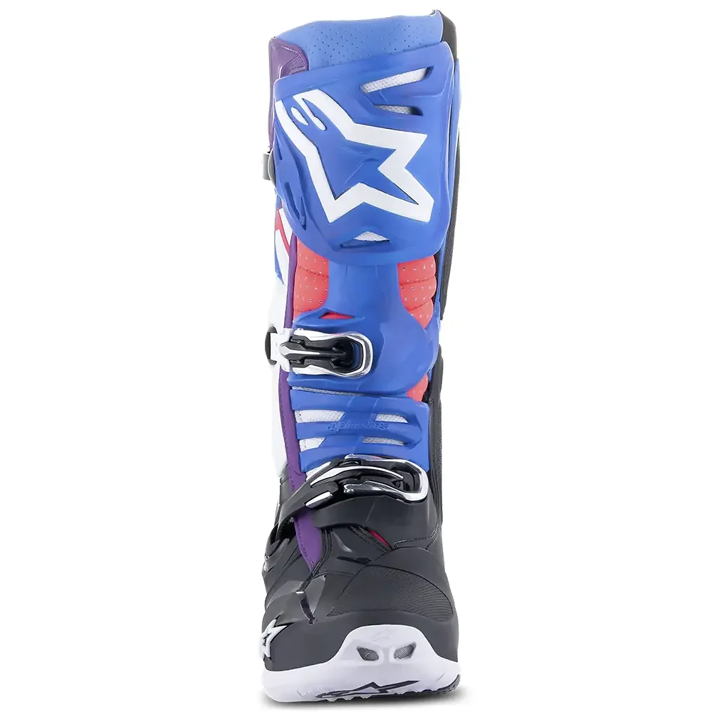 Acabados interiores y sistema de retención del modelo Tech 10 Supervented Botas Alpinestars - Moto Garage Miami