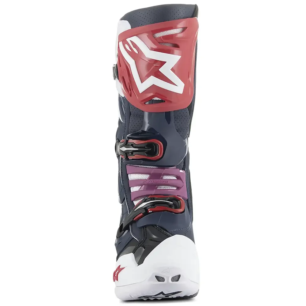 Perfil aerodinámico y sistema de ventilación del Tech 10 Supervented Botas Alpinestars - Moto Garage Miami