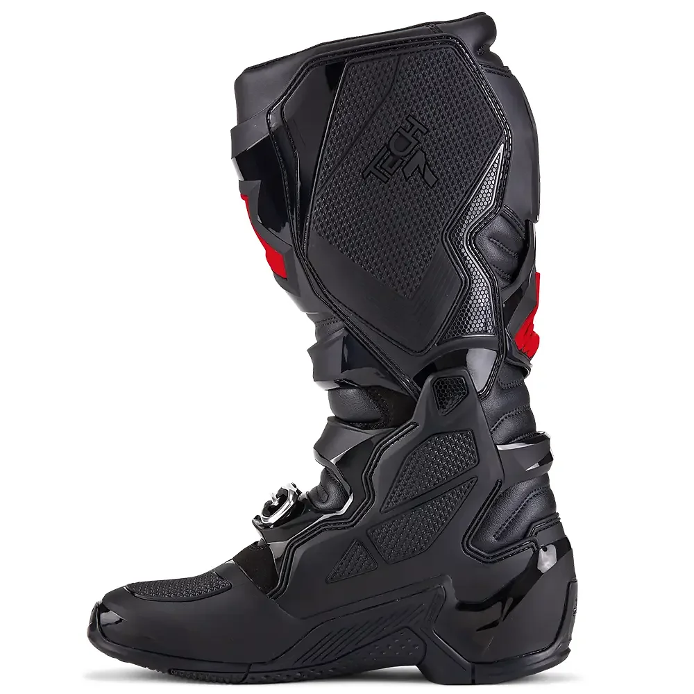 Vista frontal y diseño de calota del TECH 7 MX / Botas Alpinestars - Moto Garage Miami