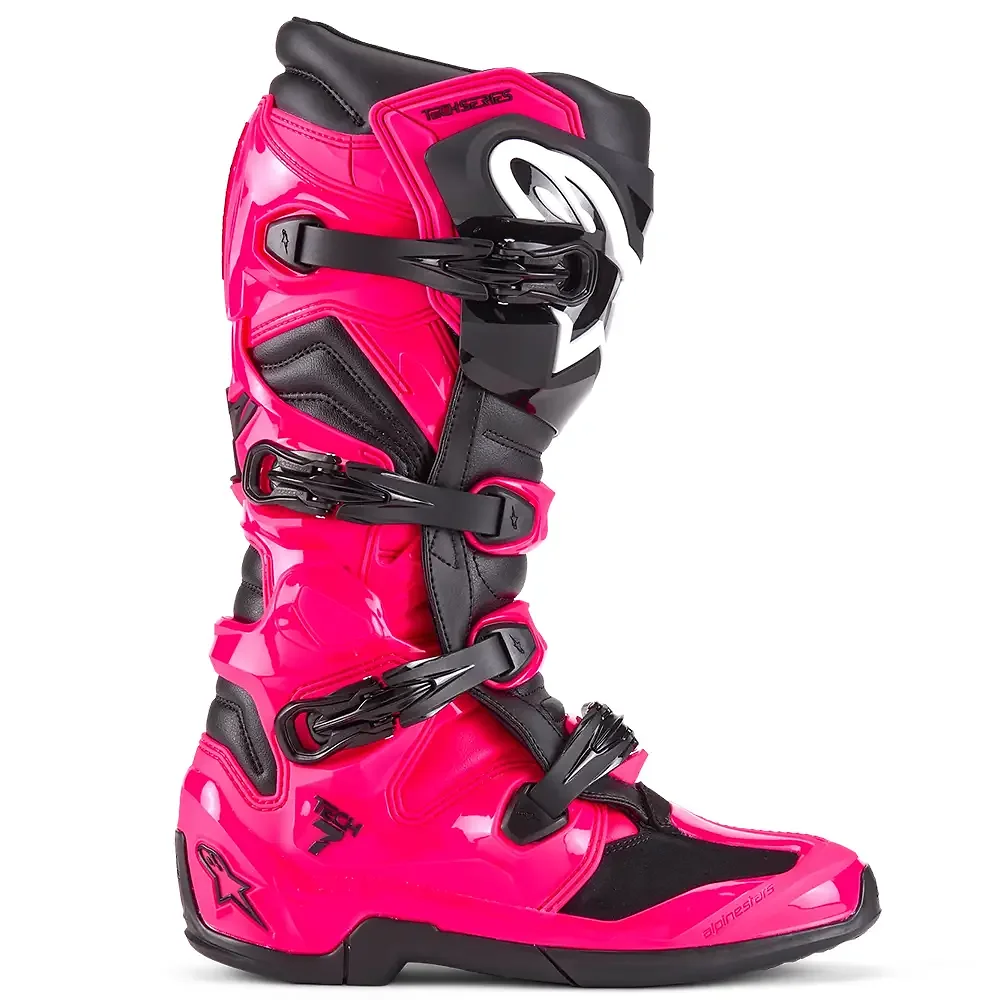 Perfil aerodinámico y sistema de ventilación del TECH 7 MX / Botas Alpinestars - Moto Garage Miami