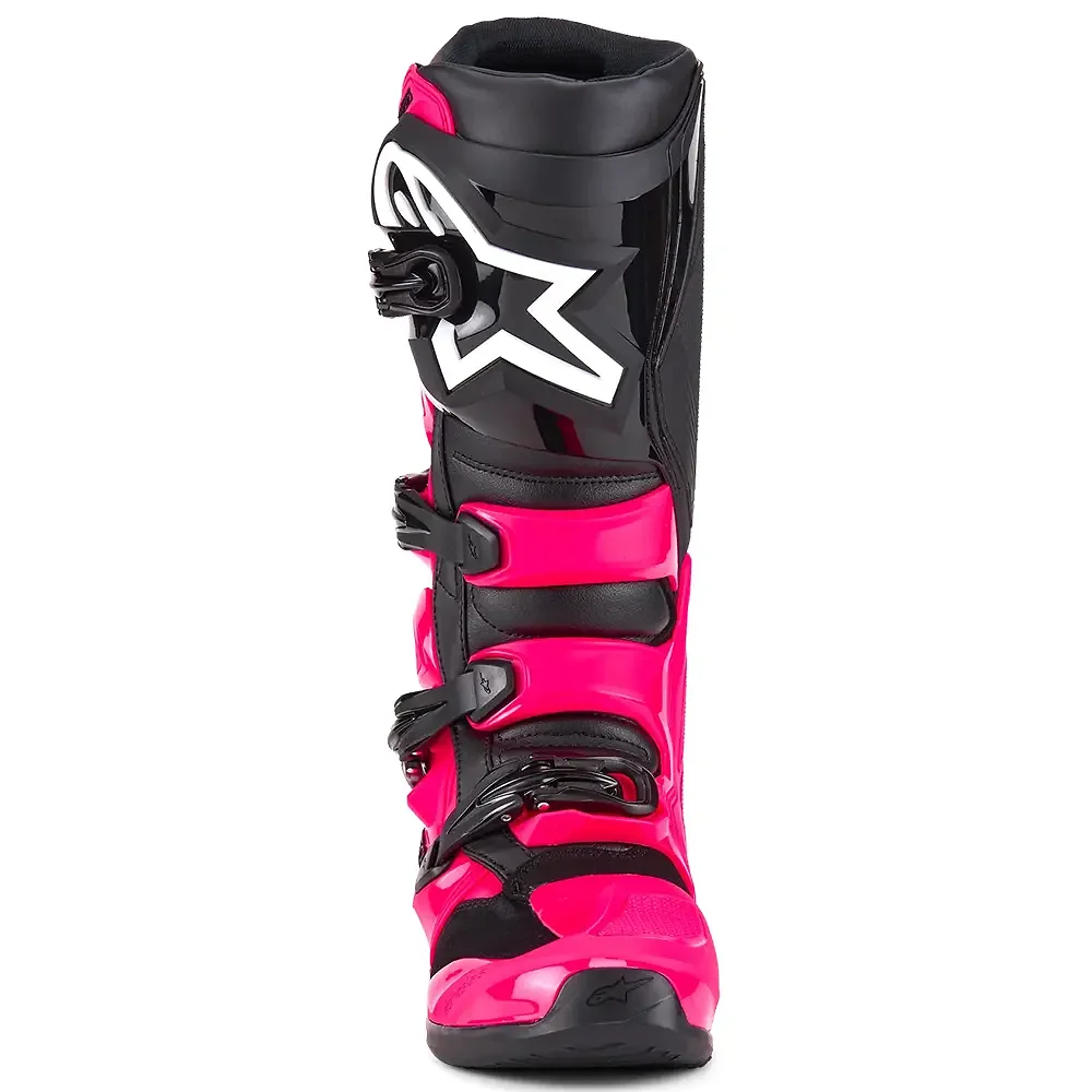 Acabados interiores y sistema de retención del modelo TECH 7 MX / Botas Alpinestars - Moto Garage Miami