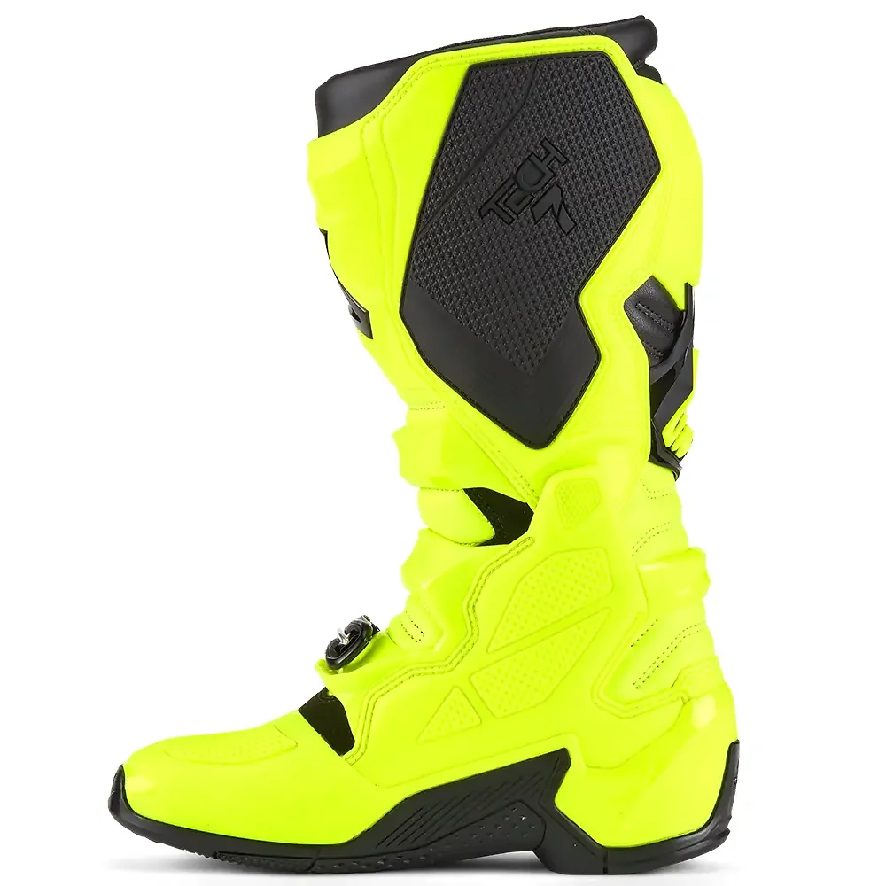 Vista frontal y diseño de calota del TECH 7 MX / Botas Alpinestars - Moto Garage Miami