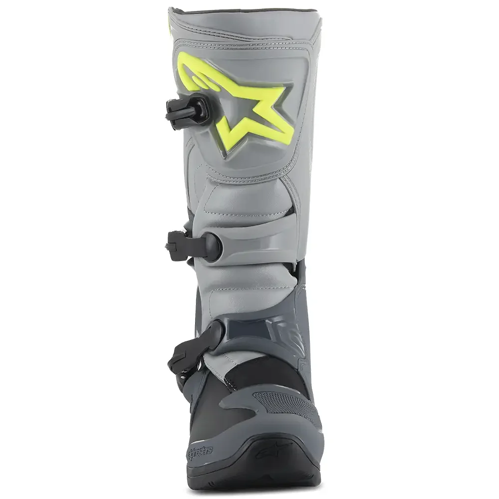 Acabados interiores y sistema de retención del modelo Tech 3 Botas Alpinestars - Moto Garage Miami