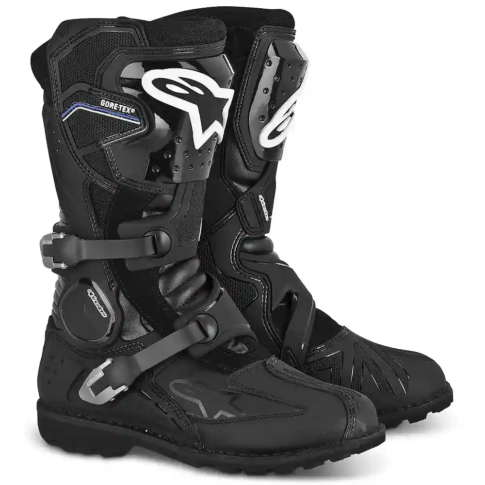 Detalle de pintura y diseño en tonalidad 13 del Toucan Gore-Tex® / Botas - Moto Garage Miami